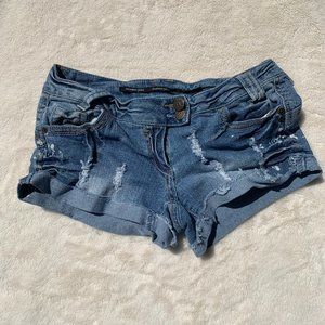 Highway Medium Wash Denim Shorts